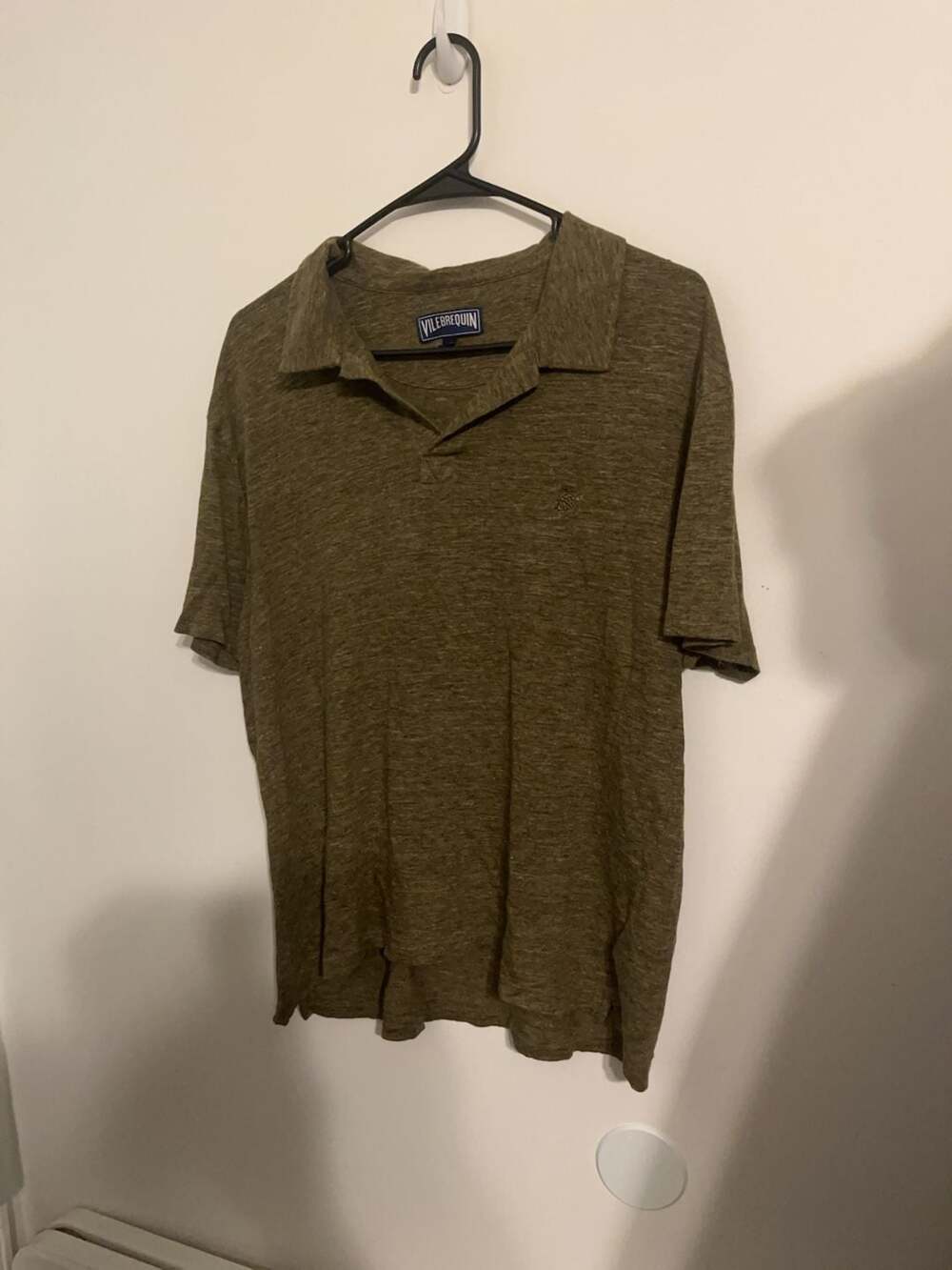 Vilebrequin Olive Green Heathered Polo Shirt XXL
